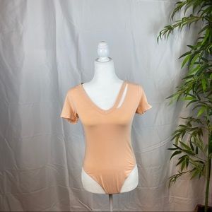 Forever 21 peach bodysuit